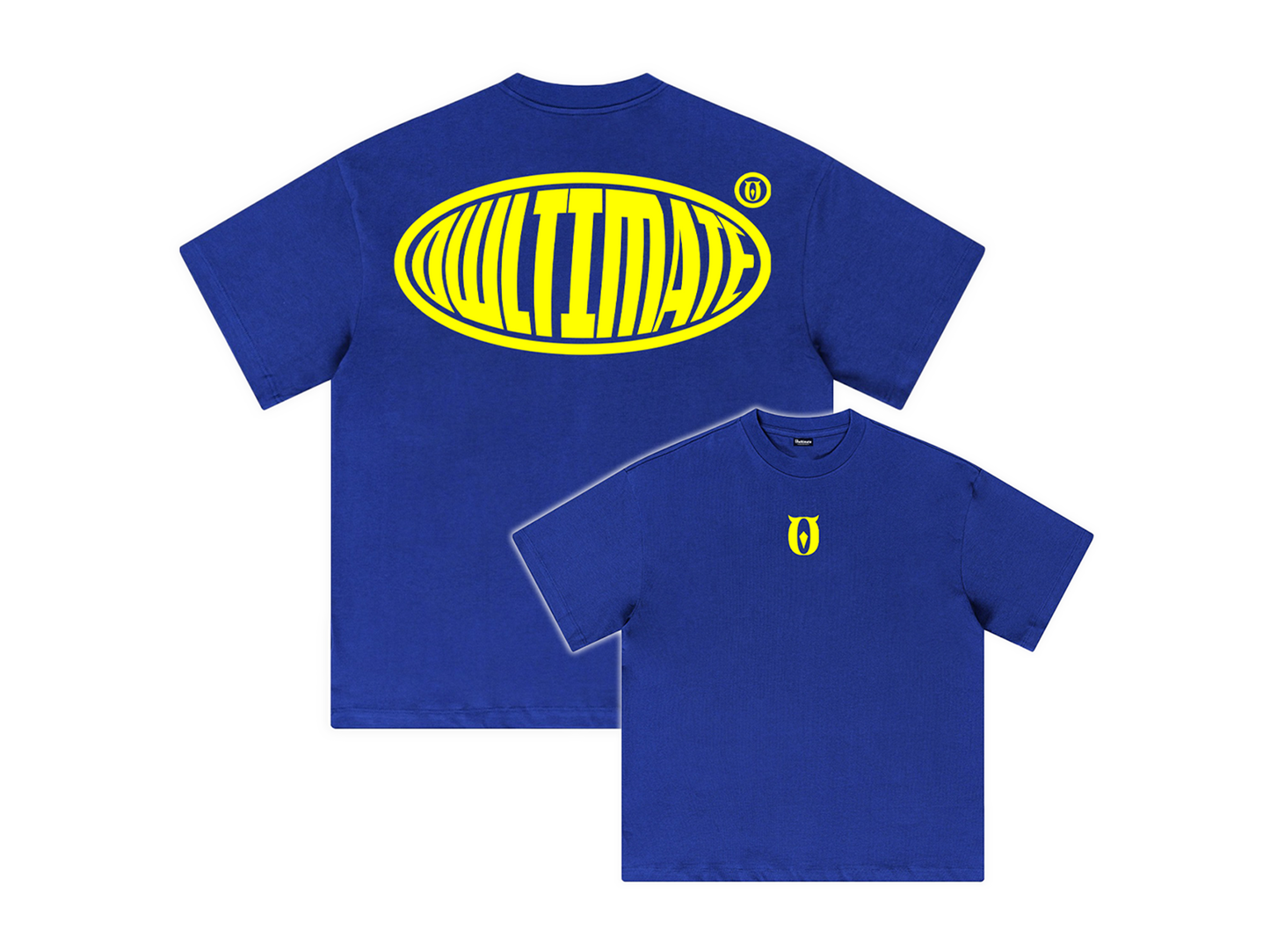 CIRCULAR LOGO Tee. - BLUE