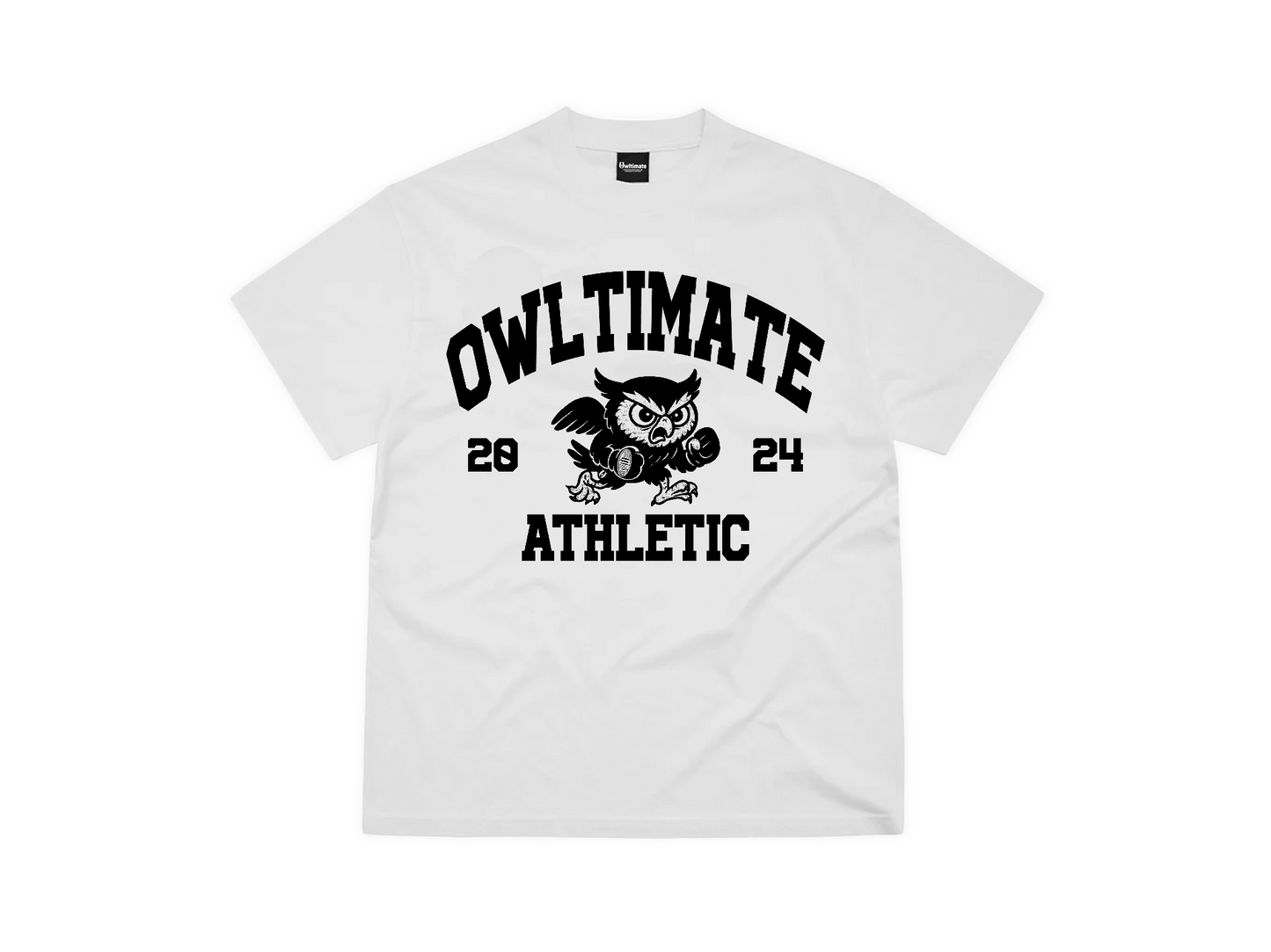 ATHLETIC TEE. - WHITE.