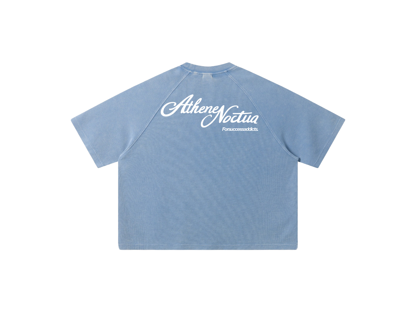 Baby blue waffle tee.